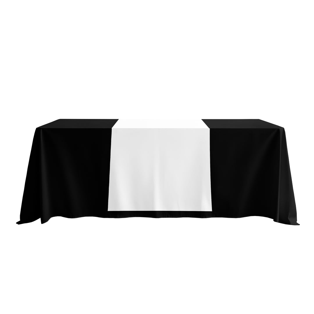 Premium Table Runner - White 025