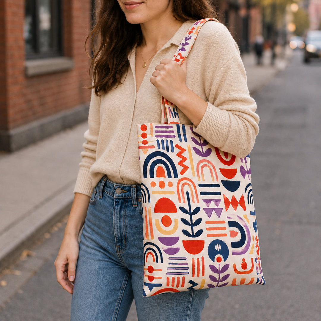 Custom Tote Bag with Full-Surface Printing
