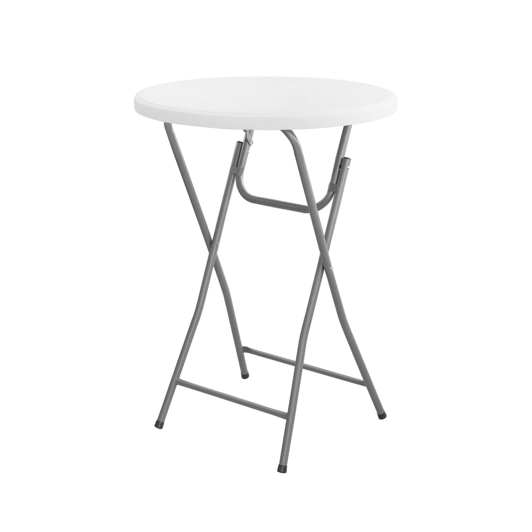 Standard Round Table Topper - White 055
