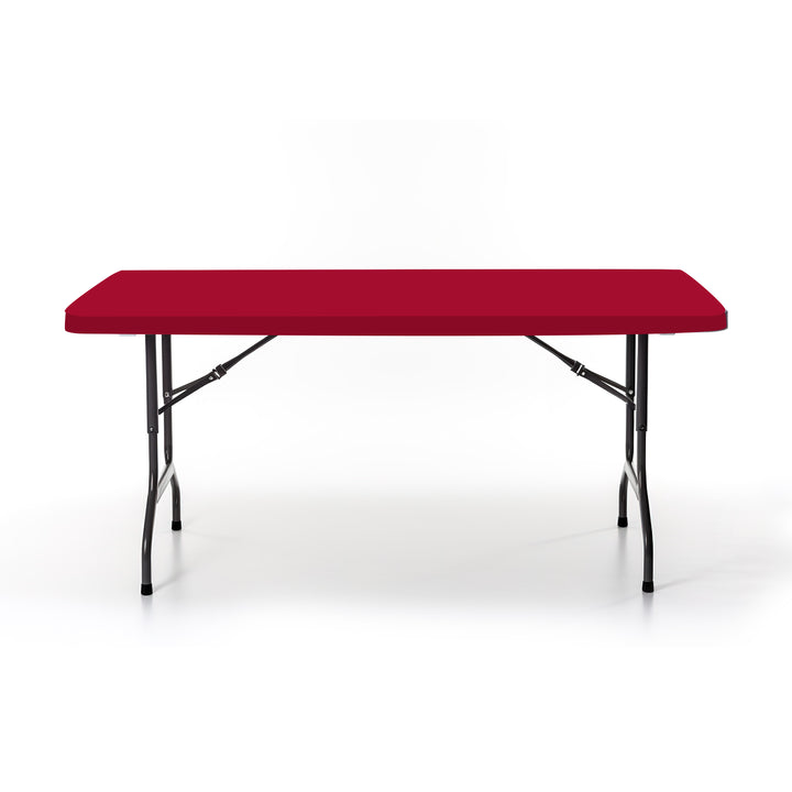 Custom Rectangle Tabletop Covers - Red 023