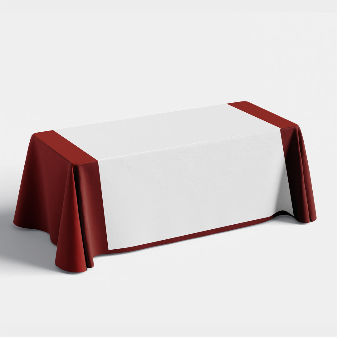 Wide Table Runner - White 052
