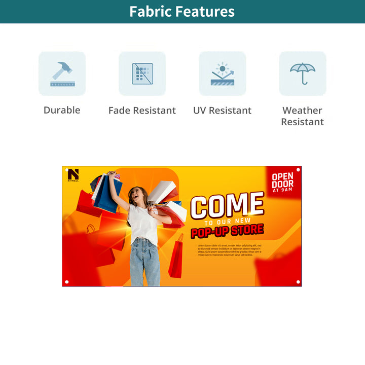 Custom Polyester Fabric Banners