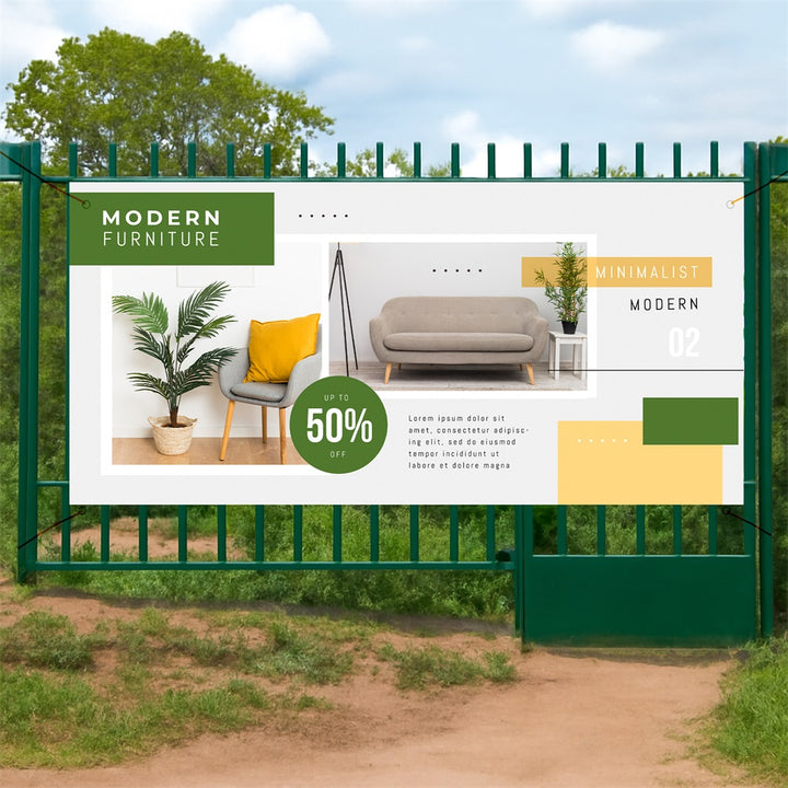 Custom Vinyl Mesh Banners