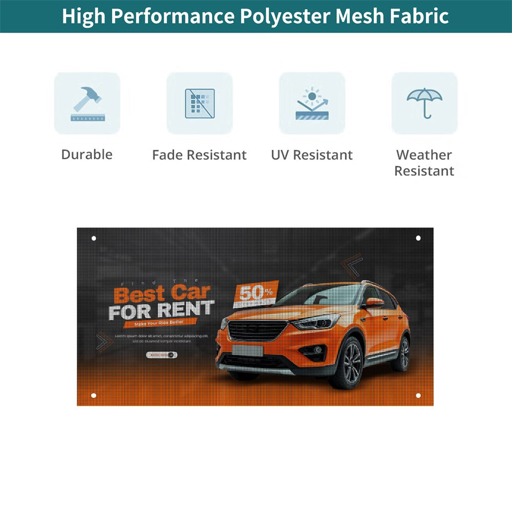 Custom Fabric Mesh Banners
