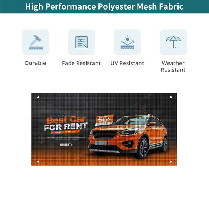 Custom Fabric Mesh Banners