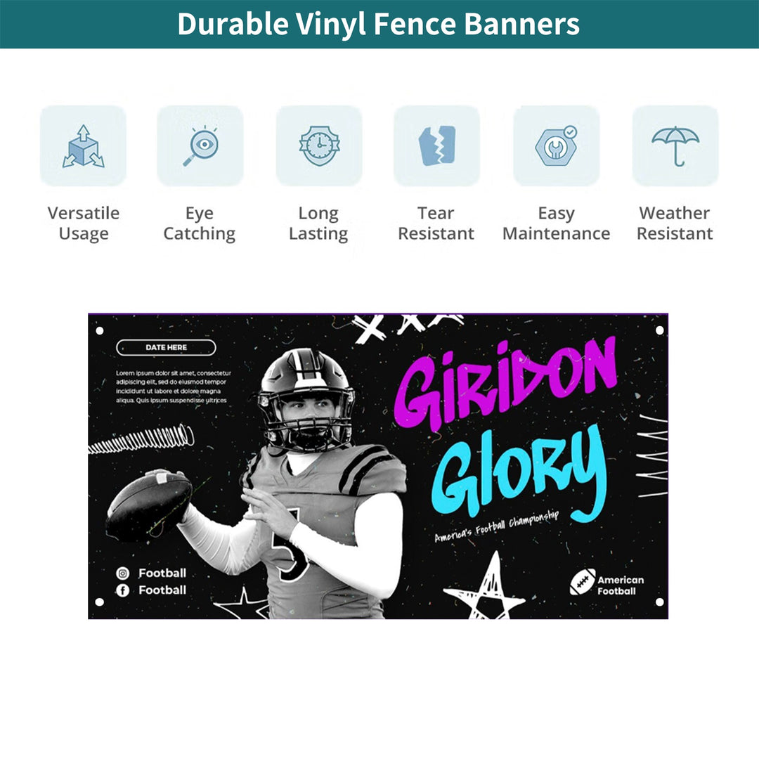 Custom Vinyl Fence Banners