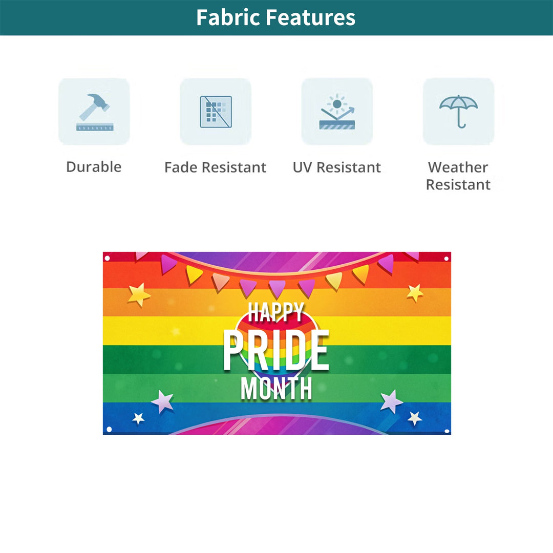 Custom Rainbow Pride Banners