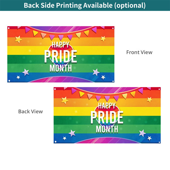 Custom Rainbow Pride Banners