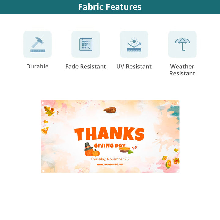 Custom Thanksgiving Banners