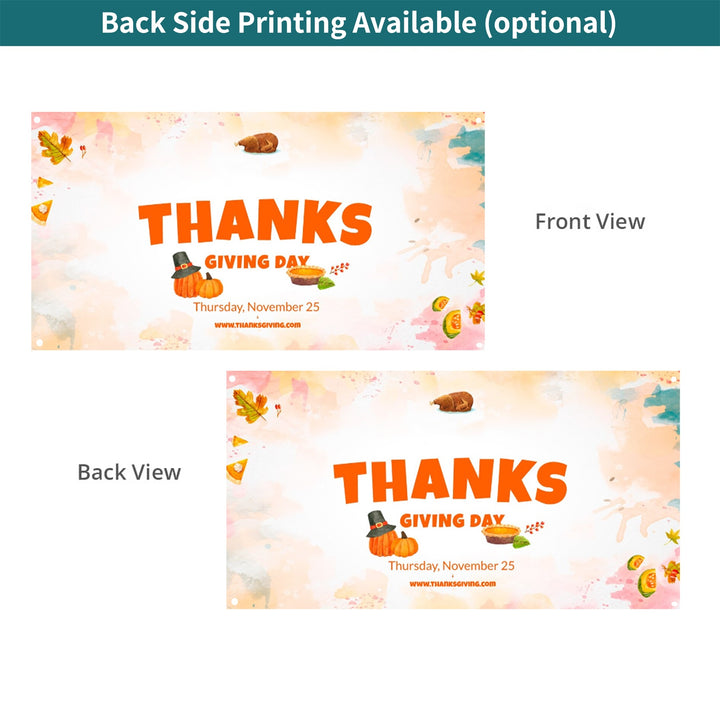 Custom Thanksgiving Banners