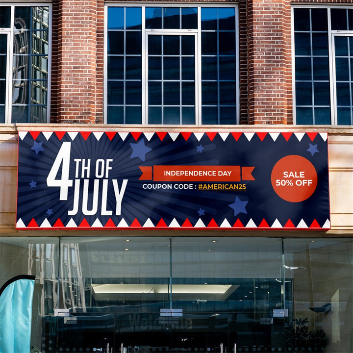 Custom 4th of July Banners