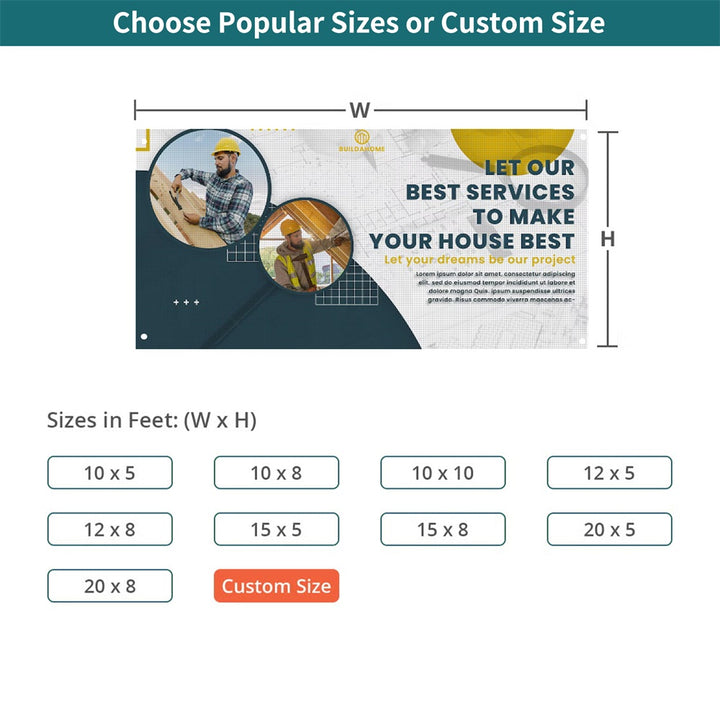 Custom Fabric Mesh Fence Banners