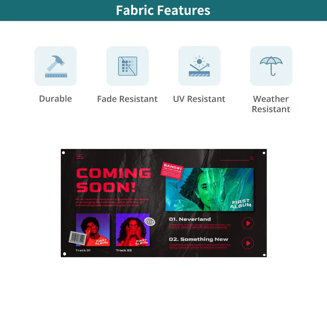 Custom Coming Soon Banners