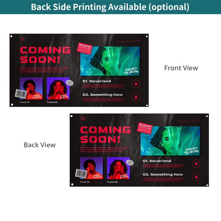 Custom Coming Soon Banners