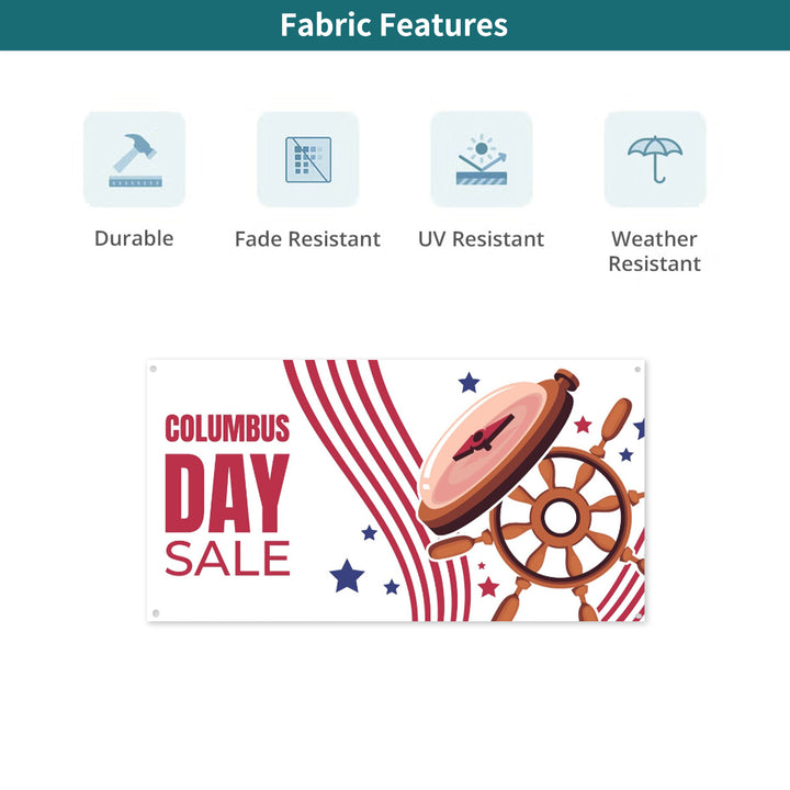 Custom Columbus Day Banners
