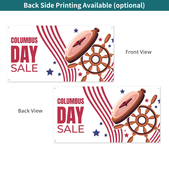 Custom Columbus Day Banners