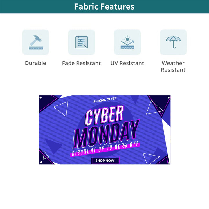 Custom Cyber Monday Banners