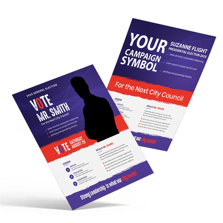 Custom Political Campaign Flyers
