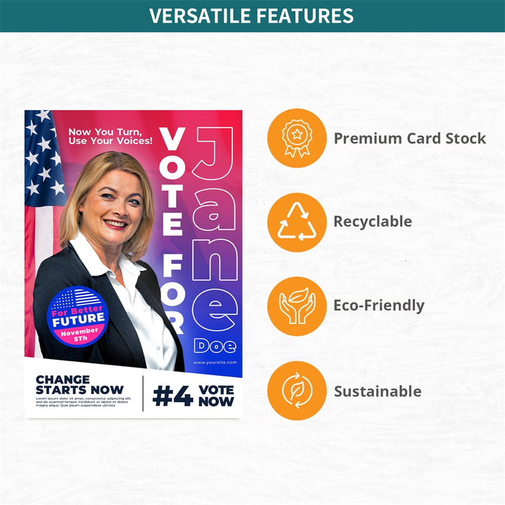 Custom Political Campaign Flyers