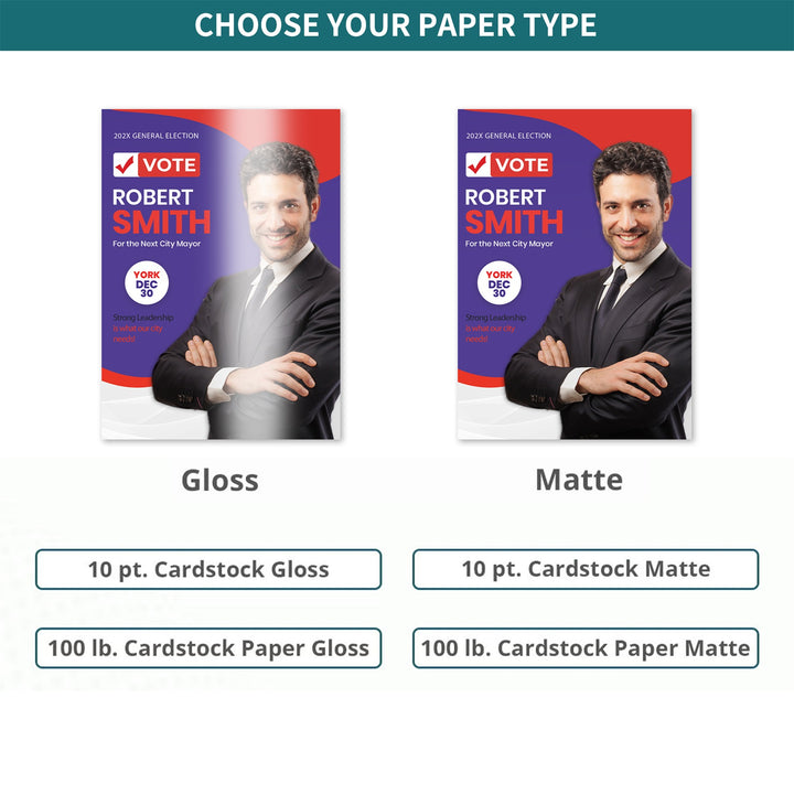 Custom Political Campaign Flyers