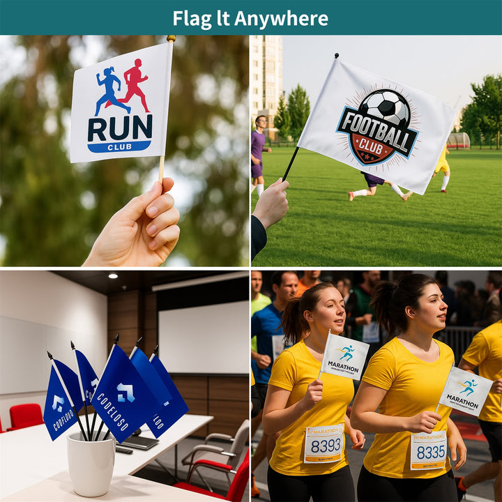 Custom Hand Flags