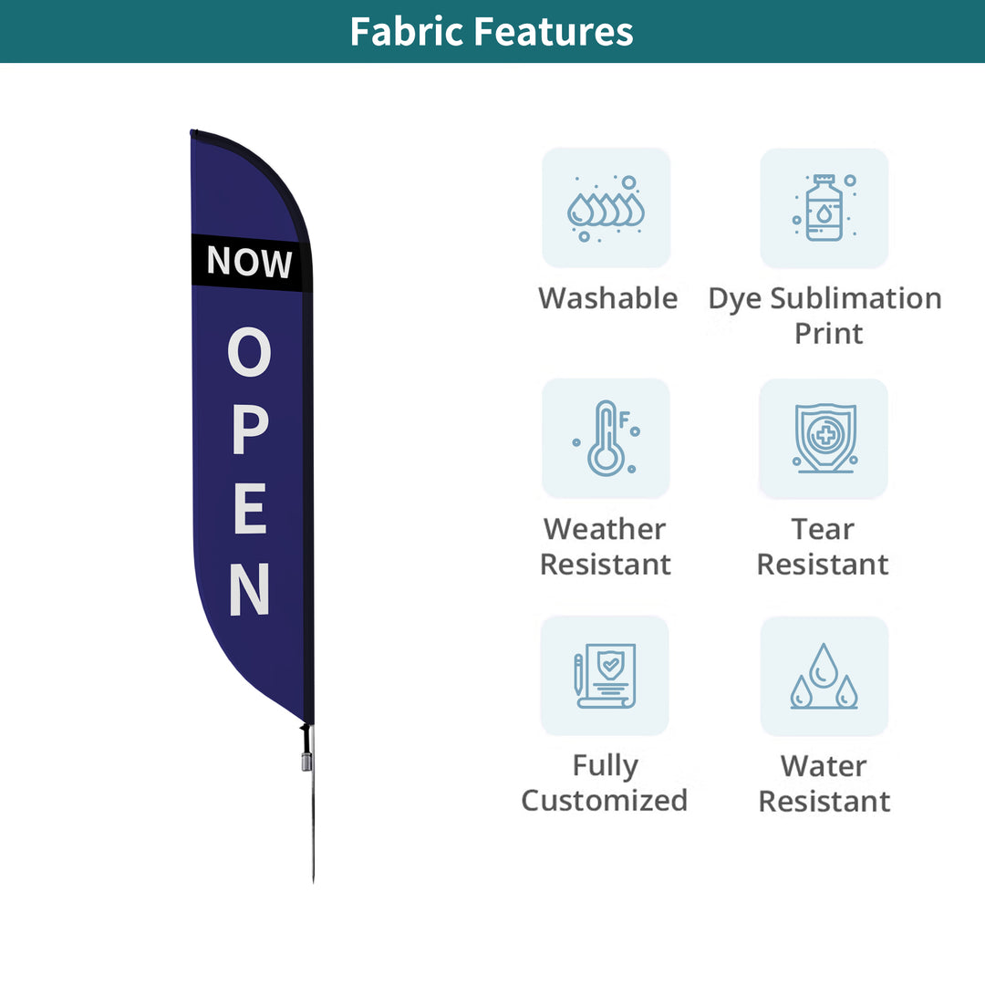 Custom Feather Flag - Mesh