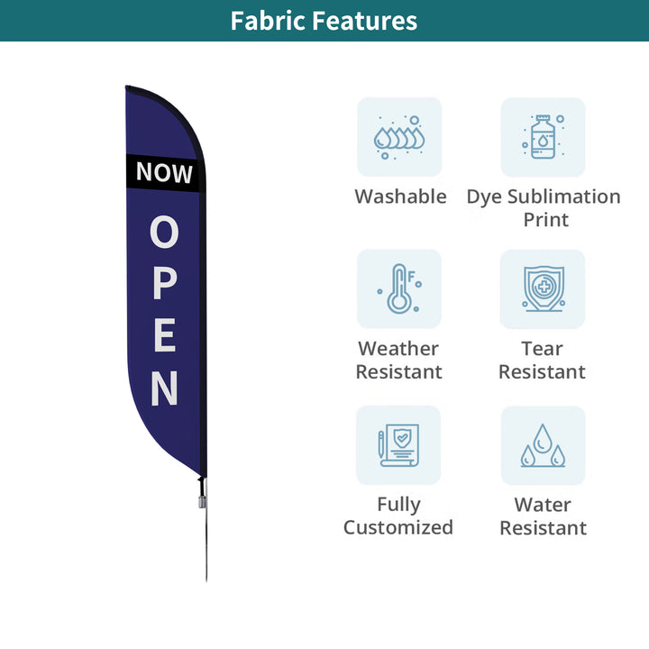 Custom Feather Flag - Mesh
