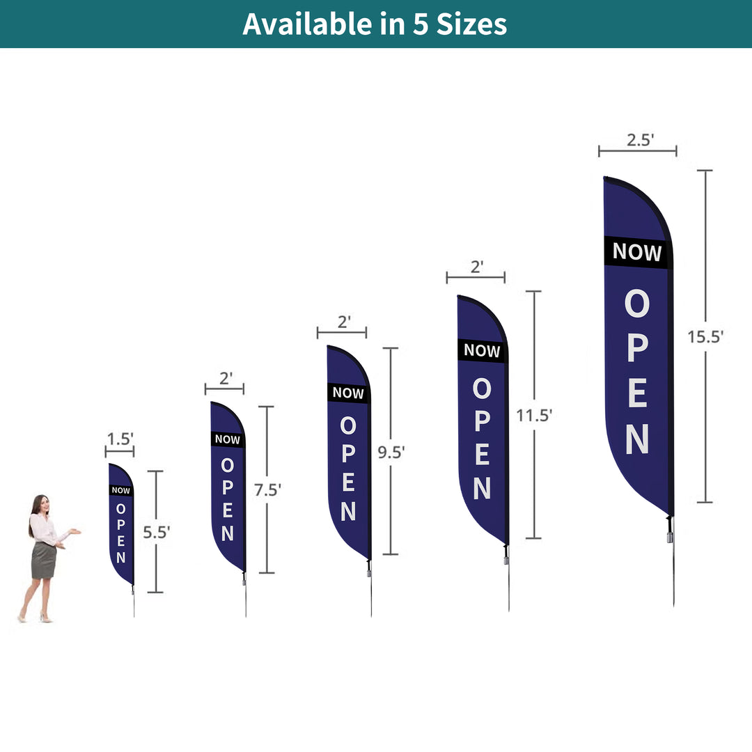 Custom Feather Flag - Mesh