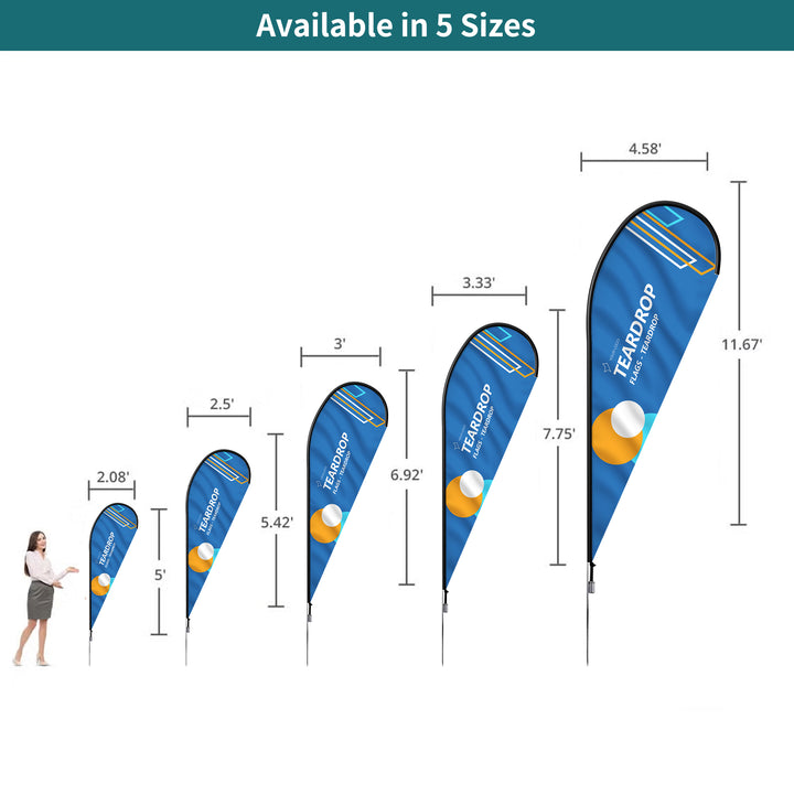 Custom Teardrop Flags