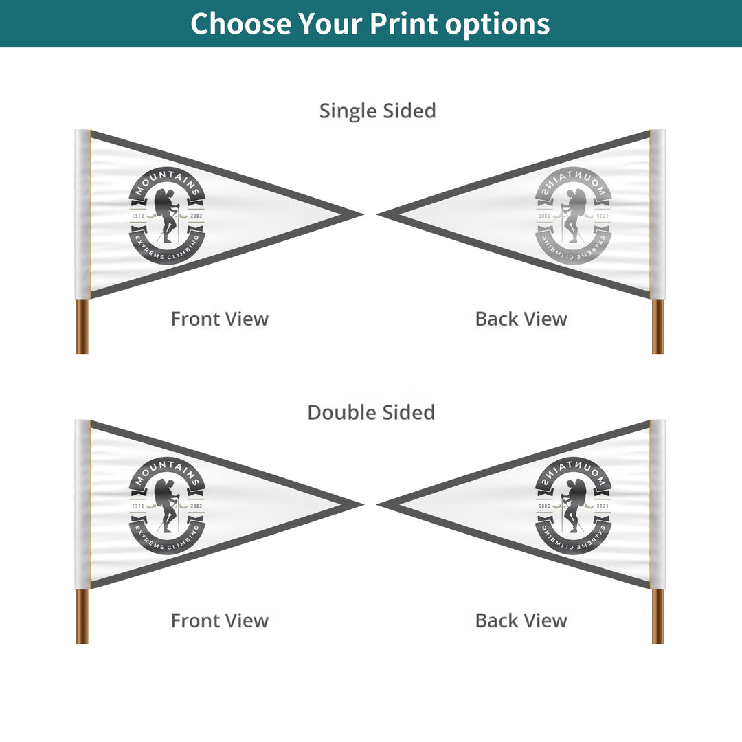 Custom Triangle Flags