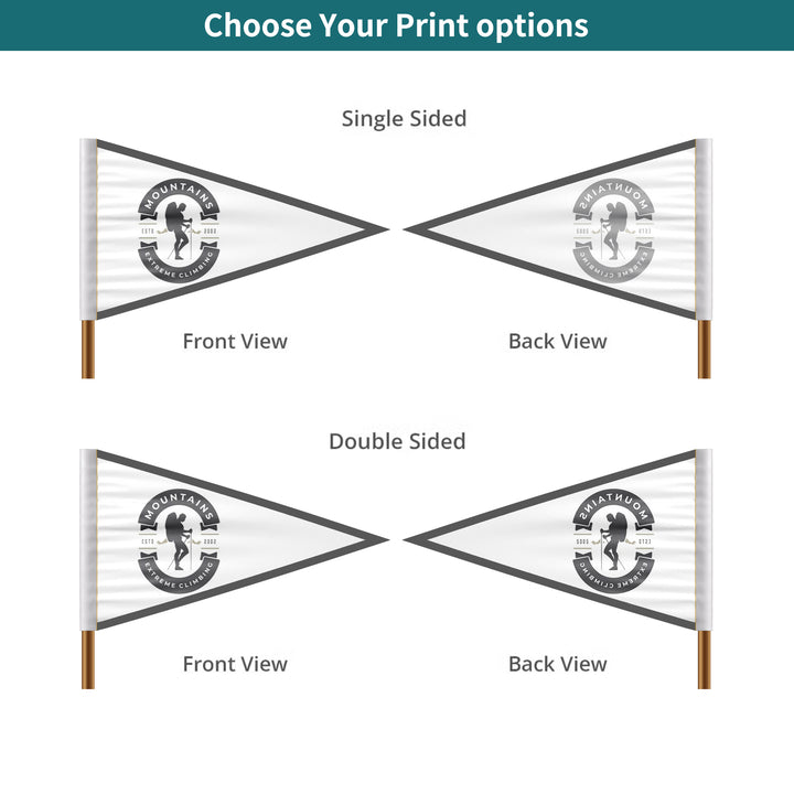 Custom Triangle Flags