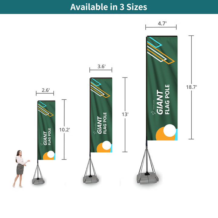 Custom Giant Flag Pole