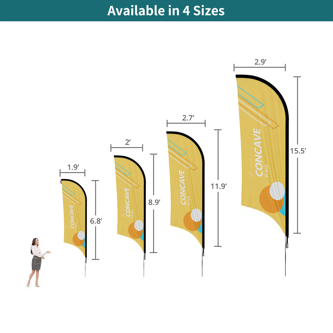 Custom Concave Flags