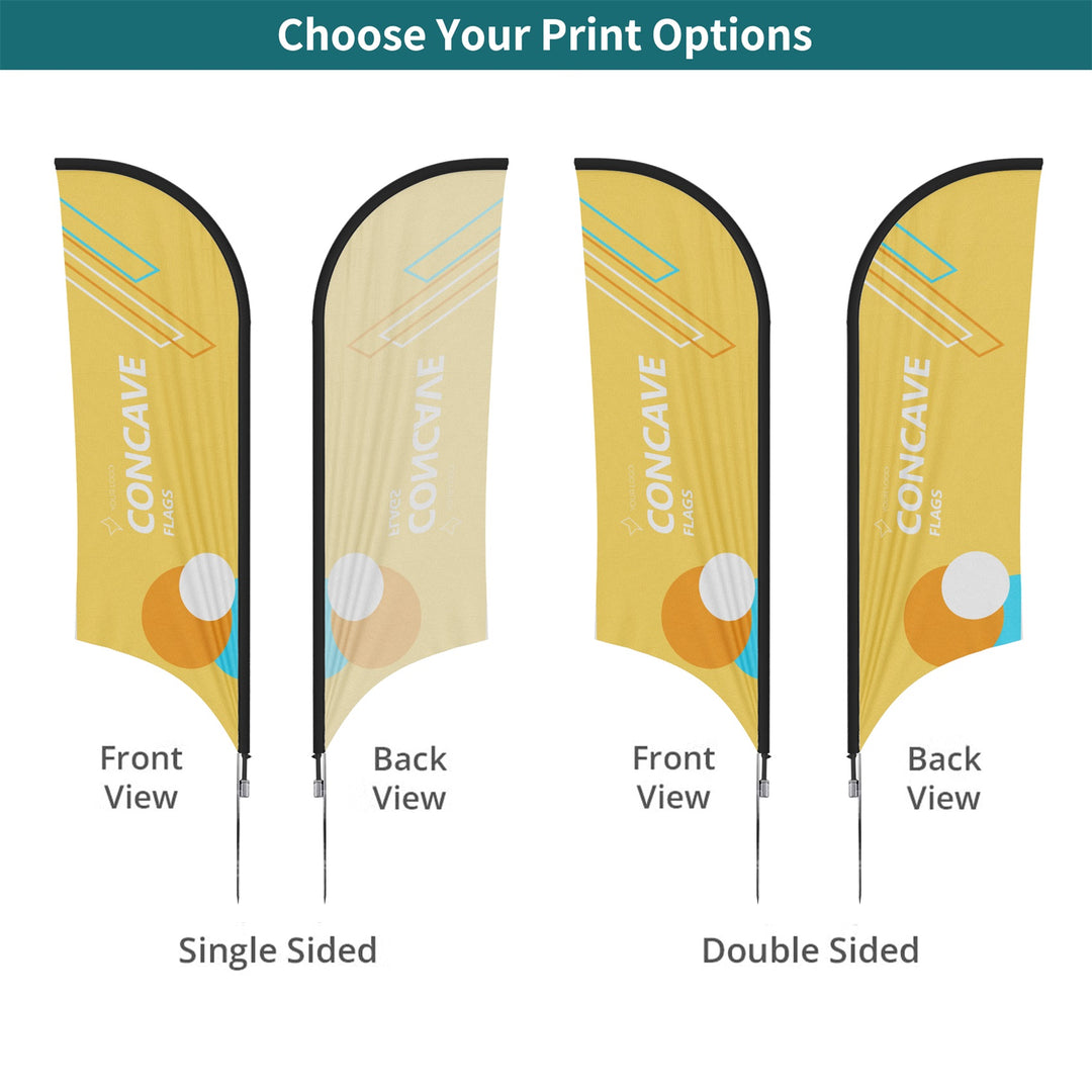 Custom Concave Flags