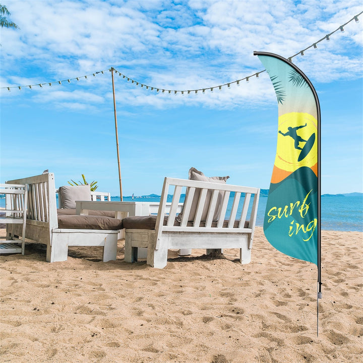 Custom Shark Fin Flags