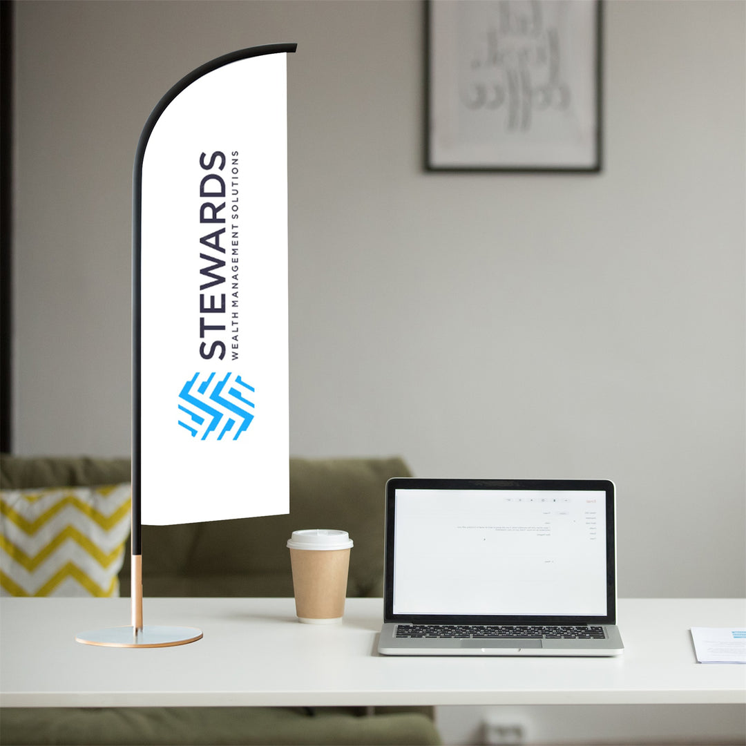 Custom Blade Desk Flags