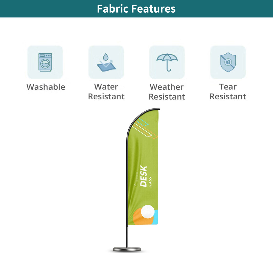 Custom Blade Desk Flags