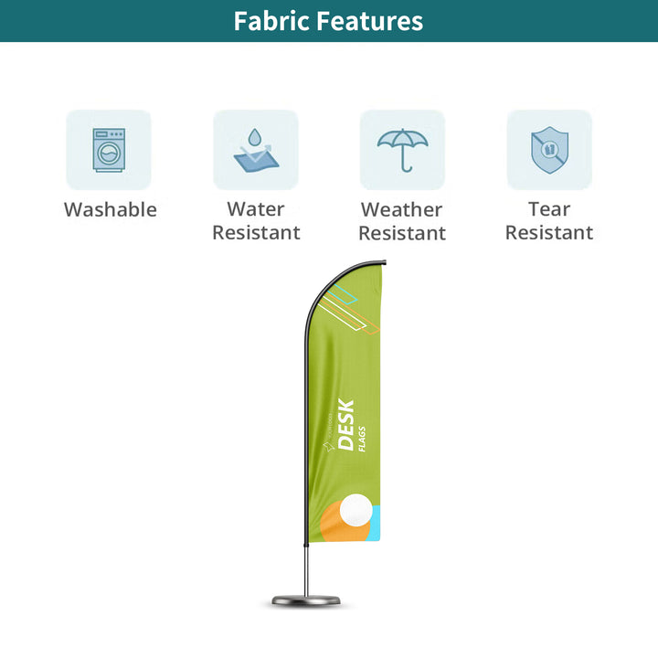 Custom Blade Desk Flags