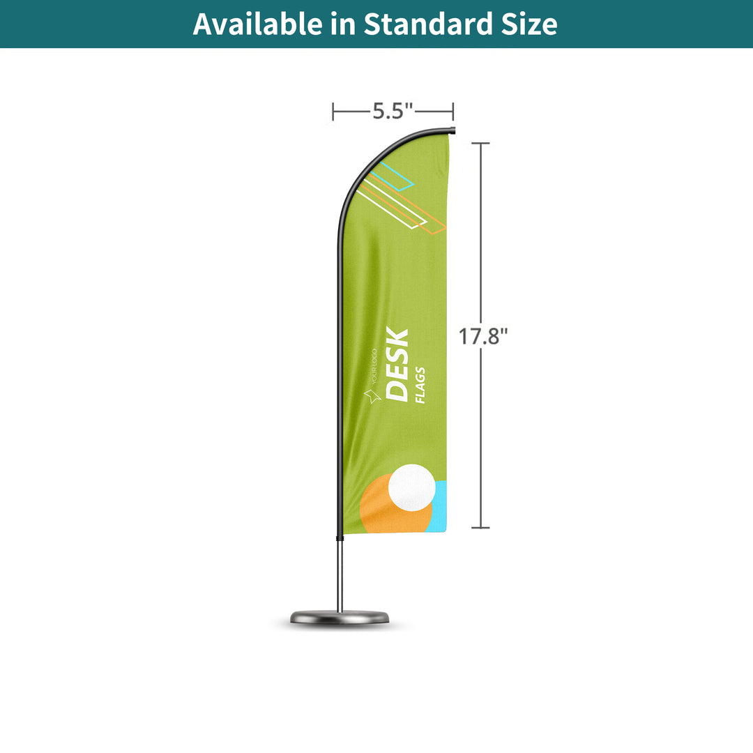 Custom Blade Desk Flags