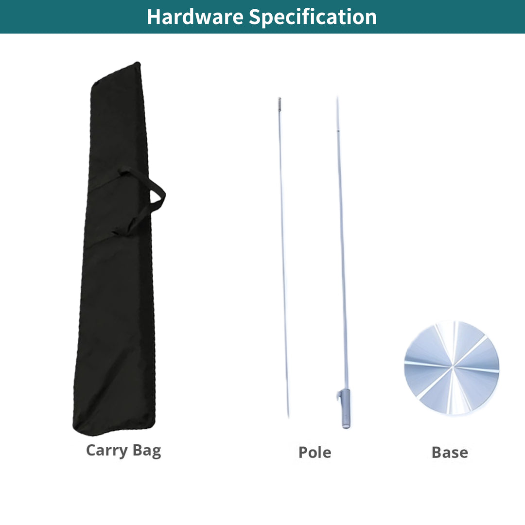 Custom Blade Desk Flags