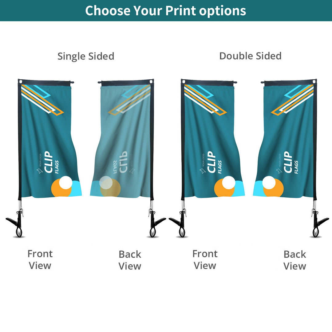 Custom Rectangle Clip Flags