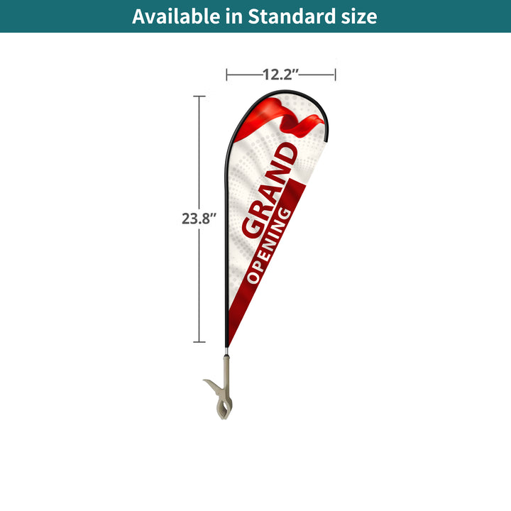 Custom Teardrop Clip Flags