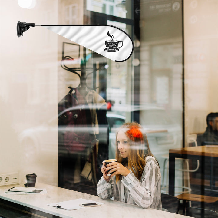 Custom Teardrop Suction Cup Flags