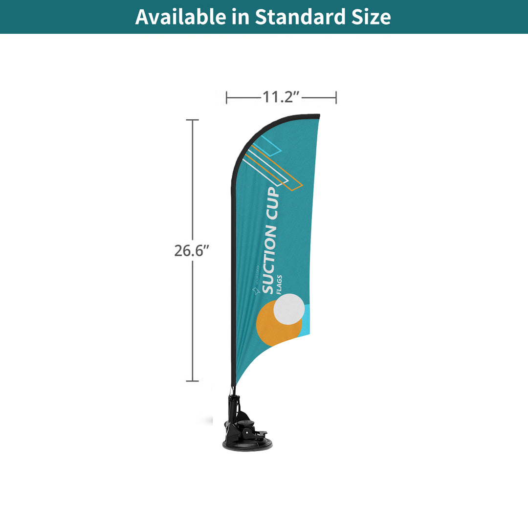 Custom Blade Suction Cup Flags