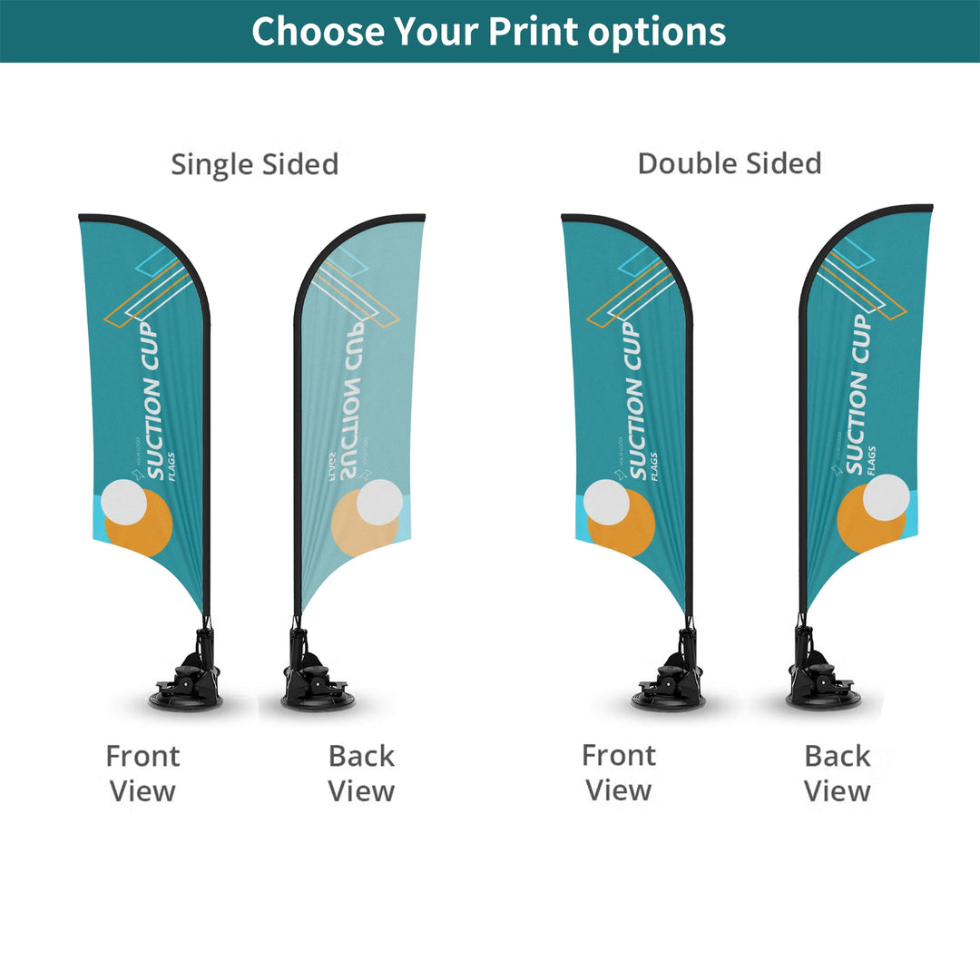 Custom Blade Suction Cup Flags