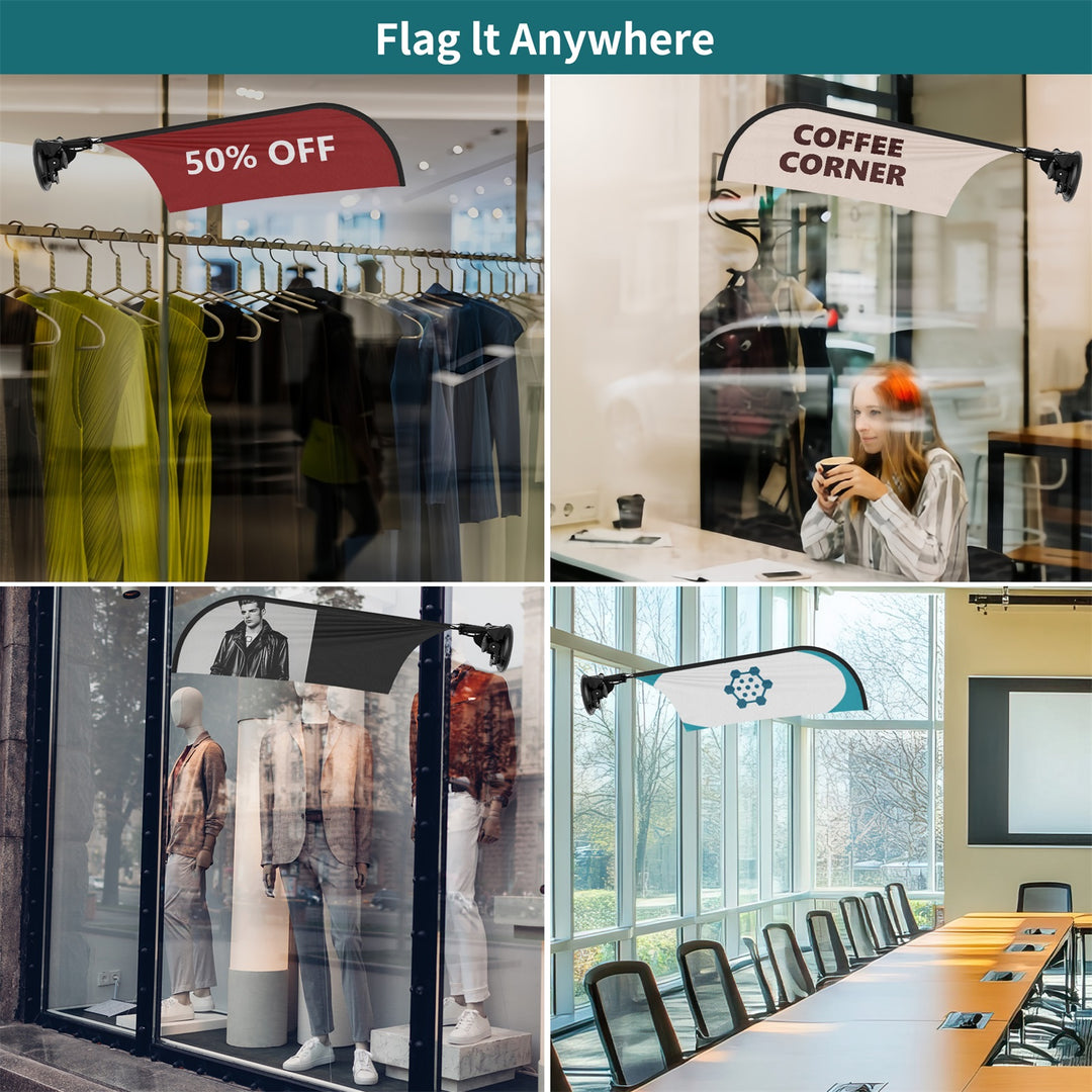 Custom Blade Suction Cup Flags