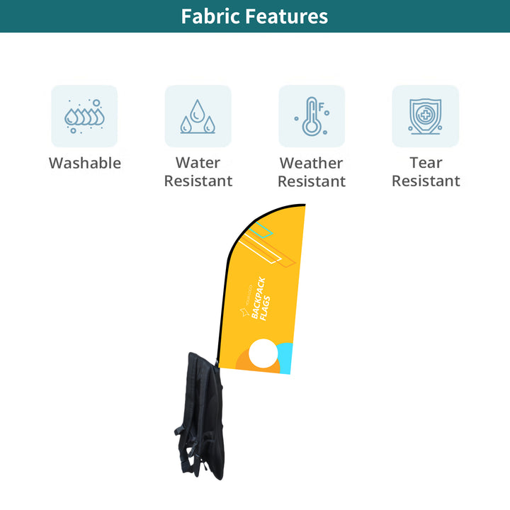 Custom Blade Backpack Flags