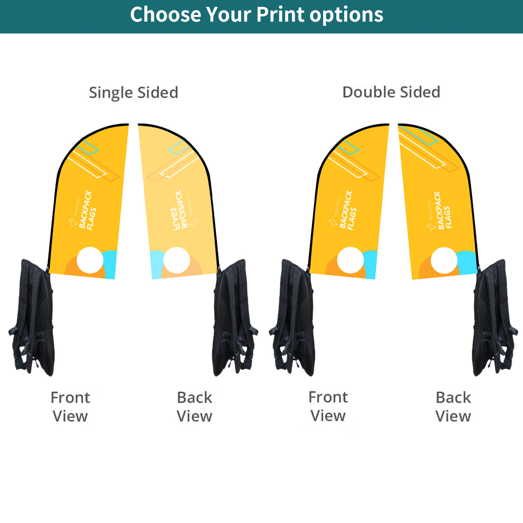 Custom Blade Backpack Flags