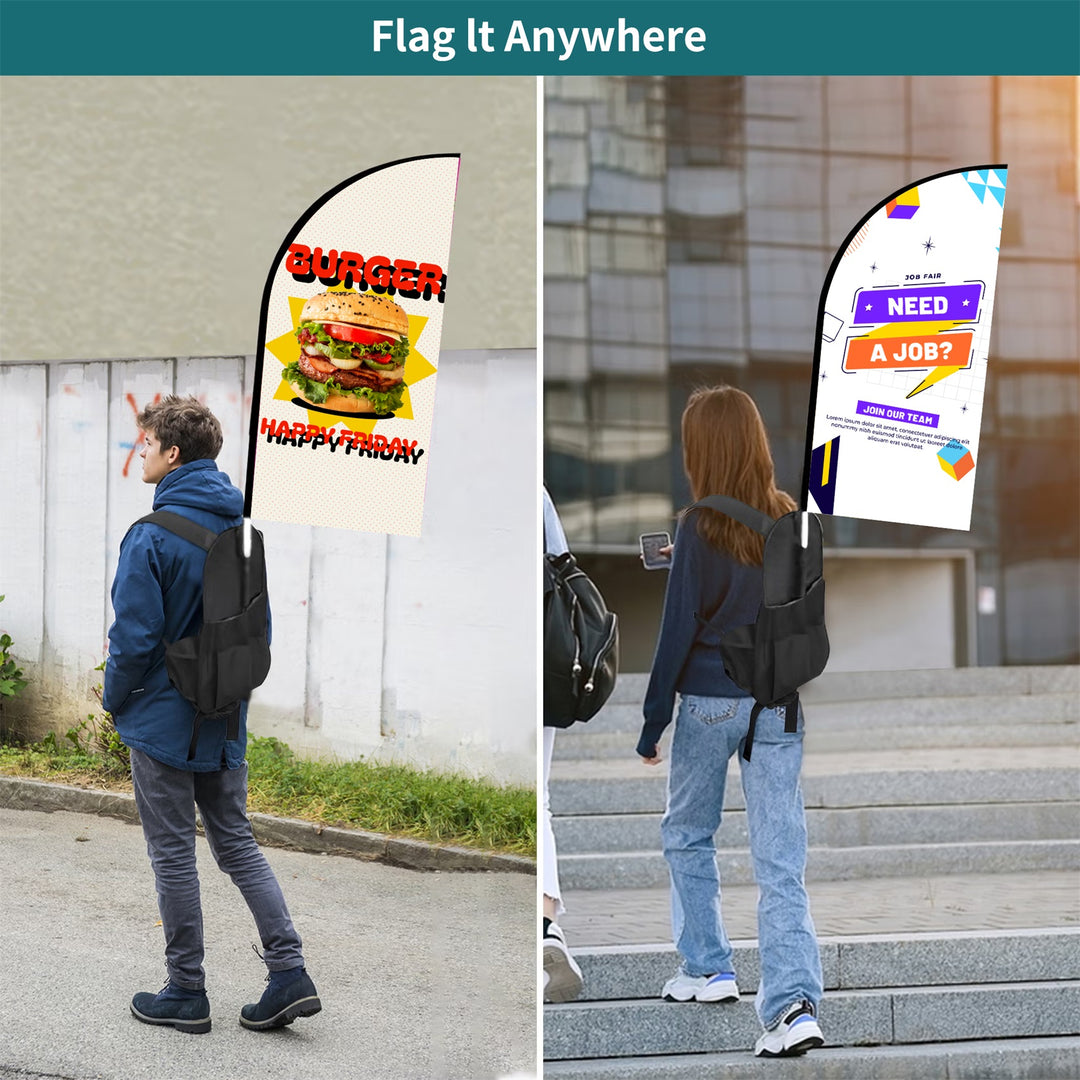 Custom Blade Backpack Flags