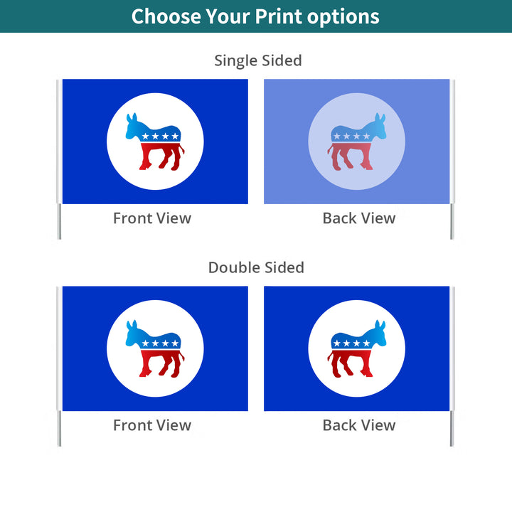 Custom Democratic Party Flags